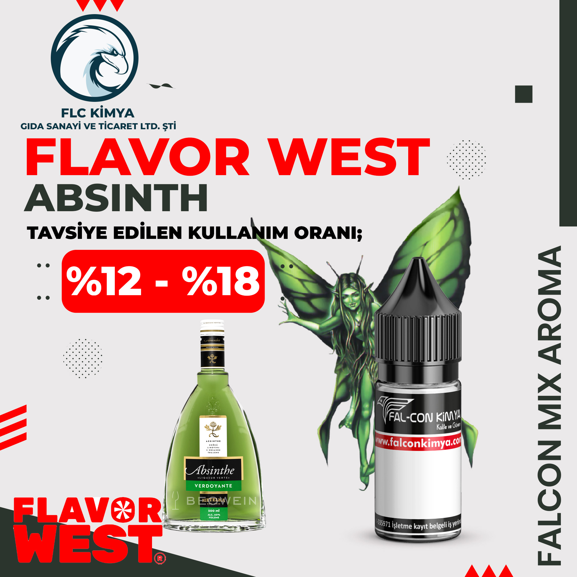 Flavor West - Absinth - 10 ml