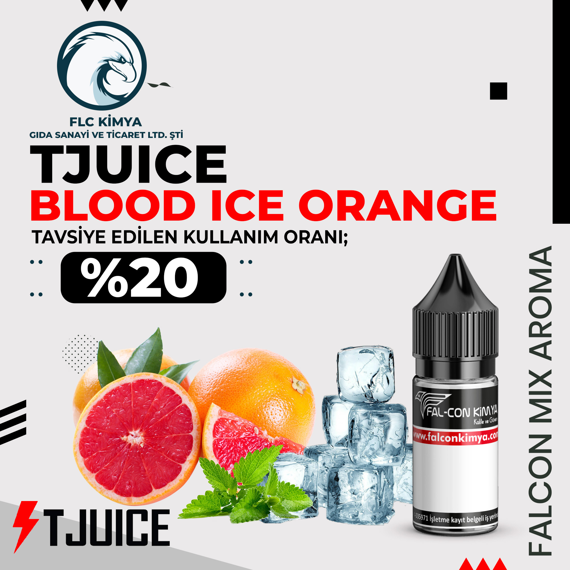 T Juice - Blood Ice Orange Aroma - 10 ml