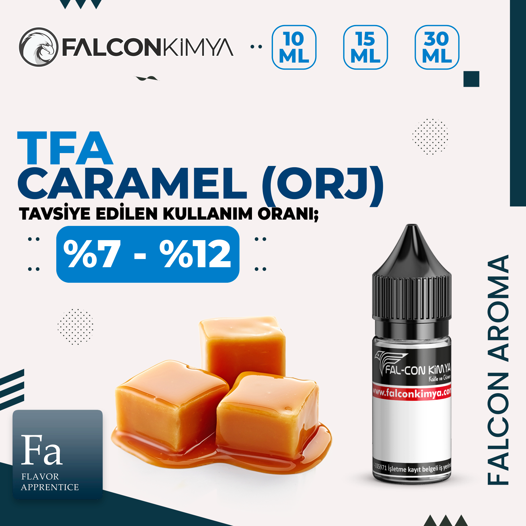 CARAMEL.TFA TFA - Caramel ( Original ) Aroma - Görsel 1