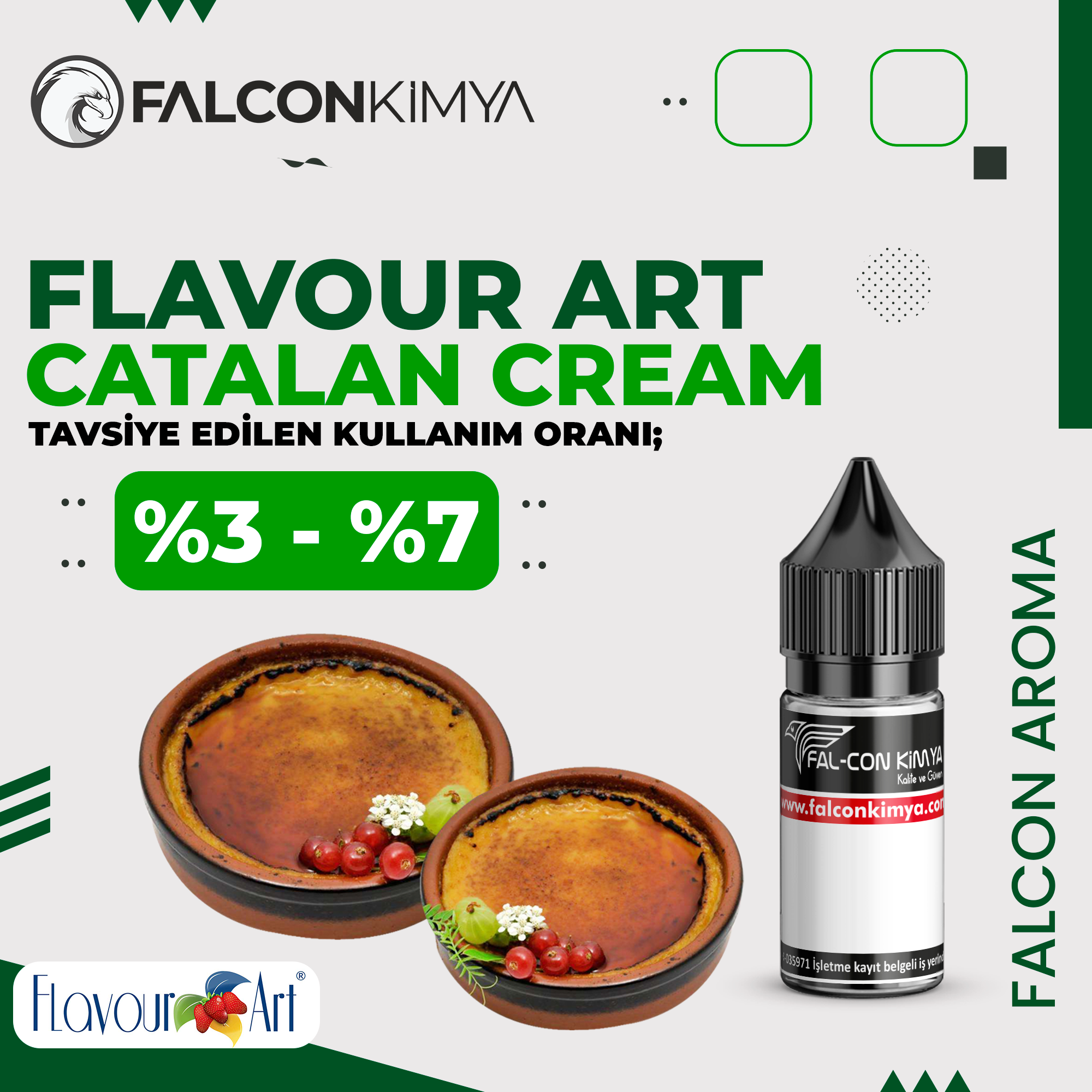 CATALAN-CREAM-FA Flavour Art - Catalan Cream Aroma - Görsel 1
