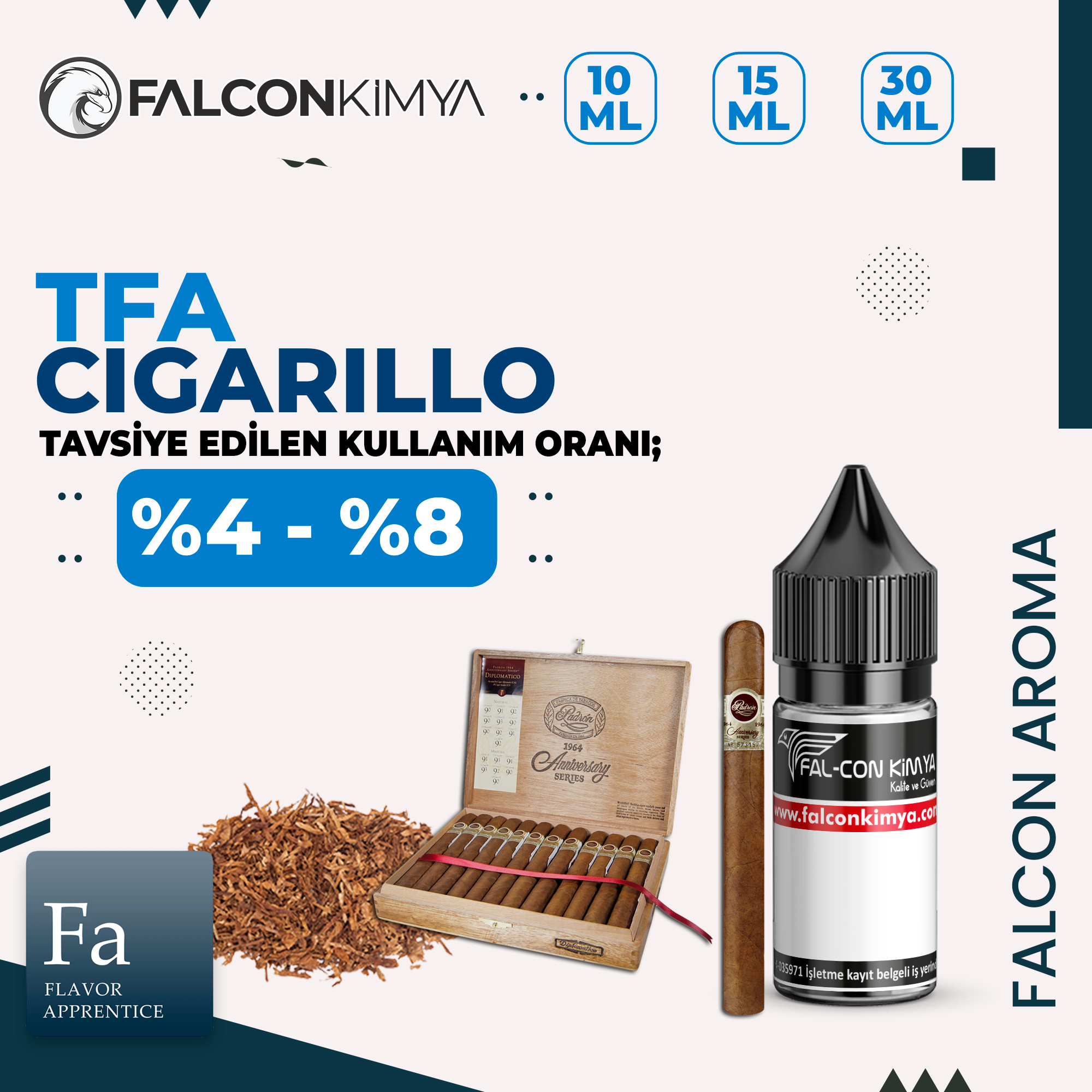 CIGARILLO-TFA TFA - Cigarillo Aroma - Görsel 1