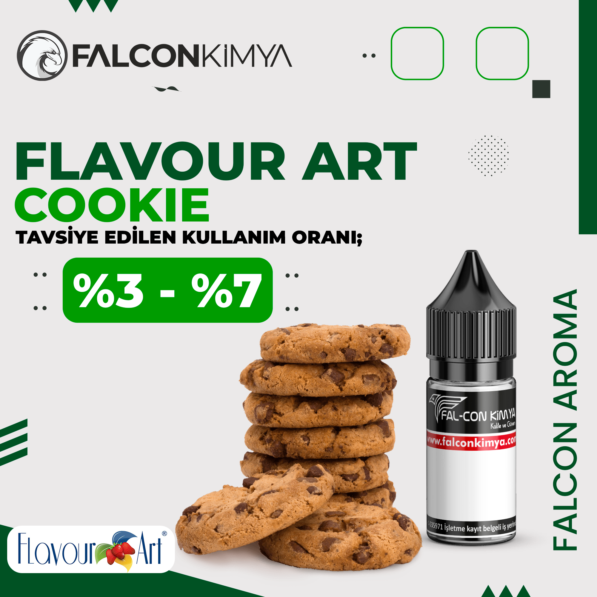 COOKIE-FA Flavour Art - Cookie Aroma - Görsel 1