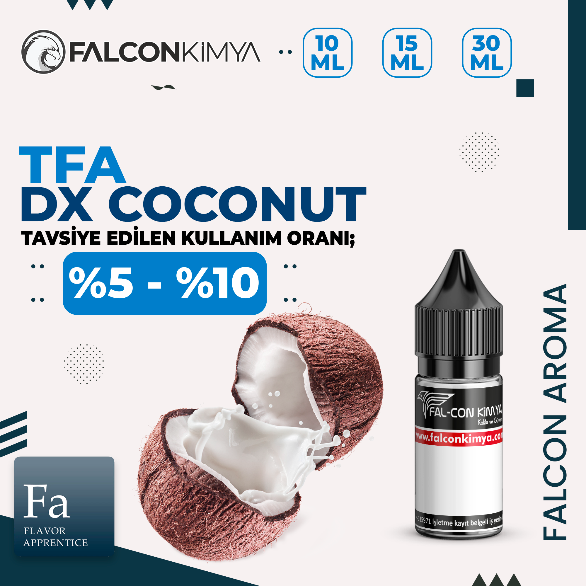 TFA - Dx Coconut Aroma - 10 ml