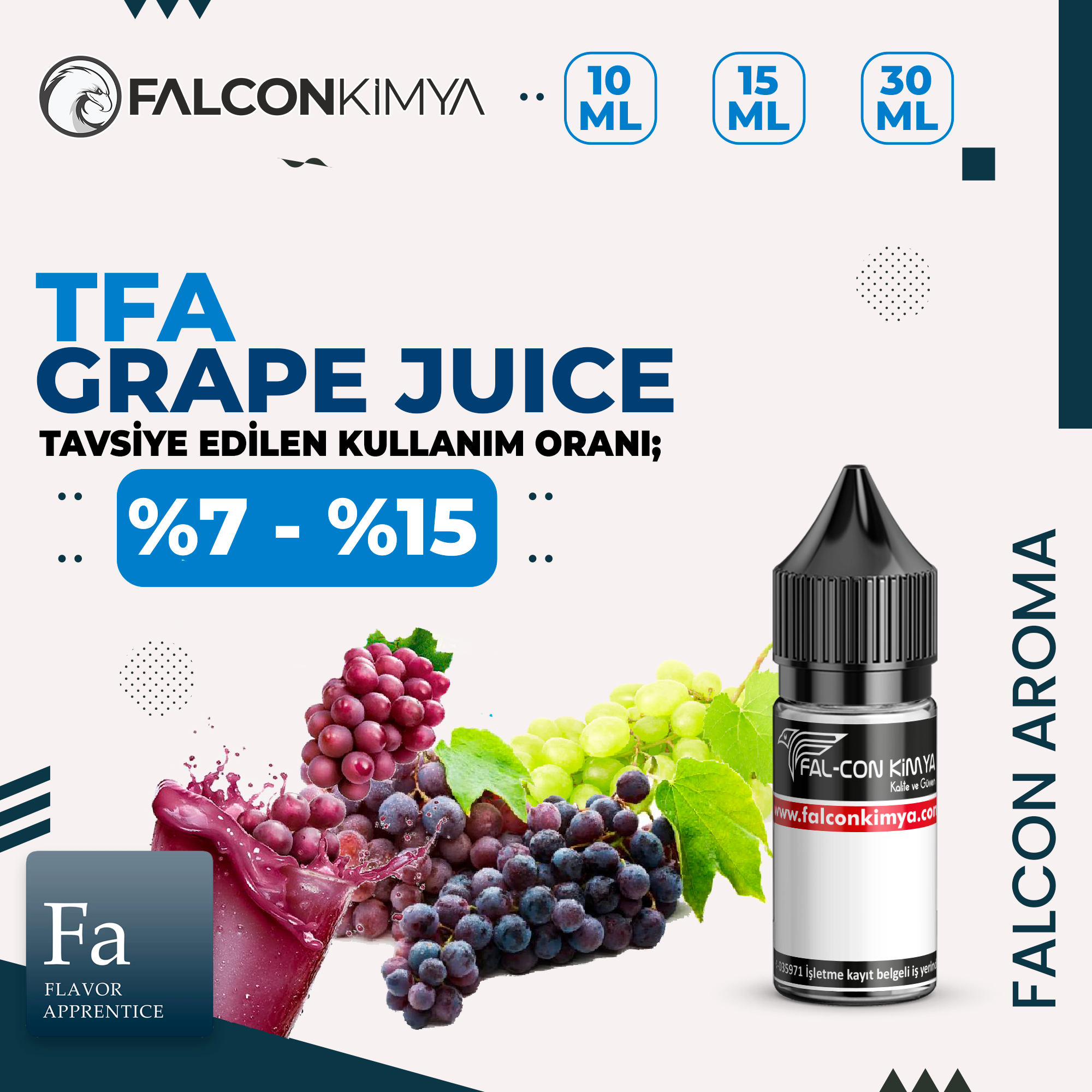 GRAPE.JUICE-TFA TFA - Grape Juice Aroma - Görsel 1