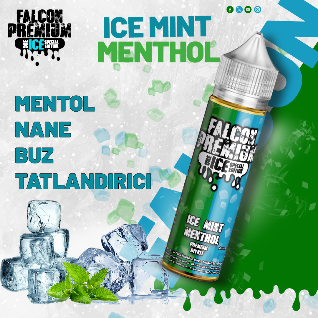 Falcon Special Edition - Ice Mint Menthol - 60 ML Diykit