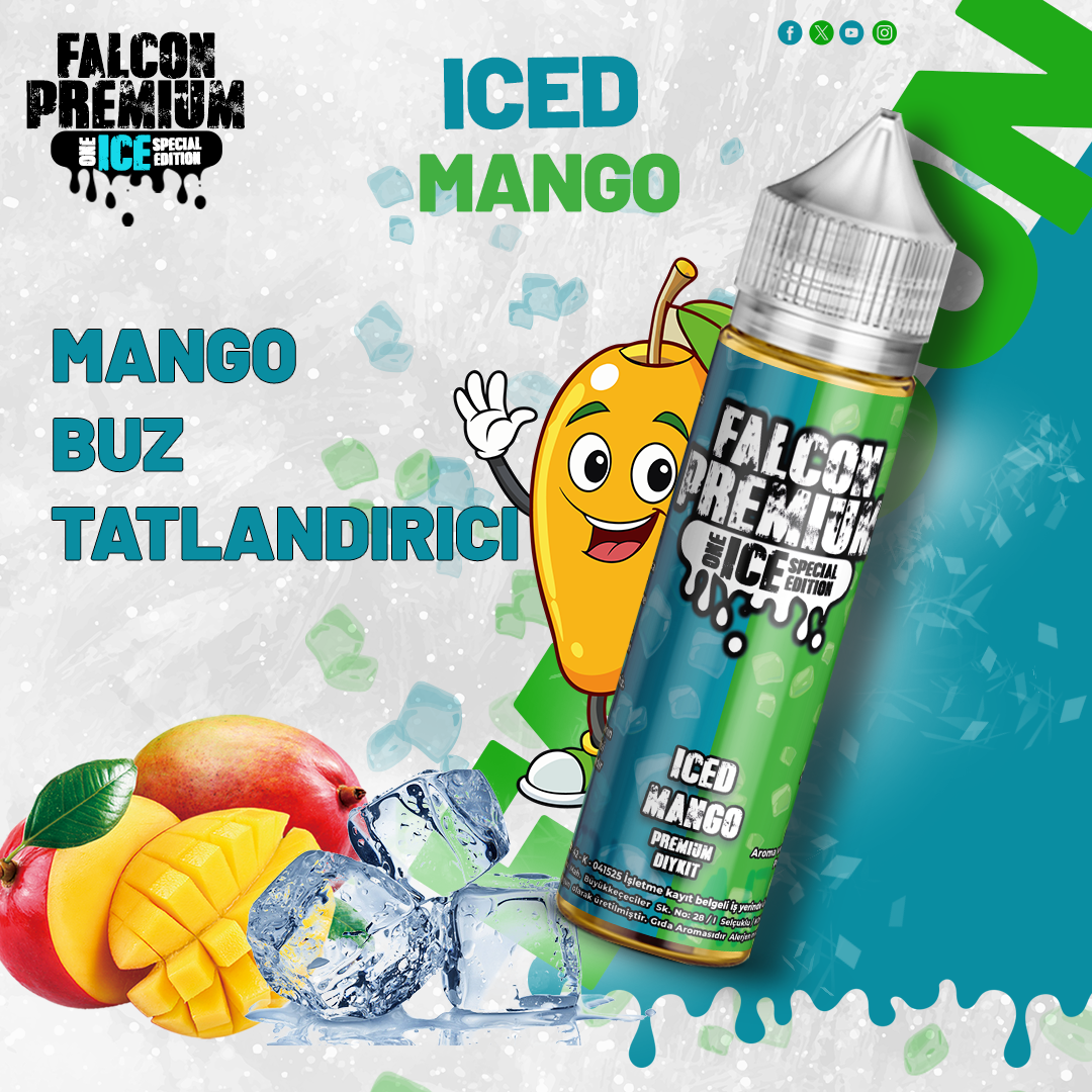Falcon Special Edition - Iced Mango- 60 ML Diykit