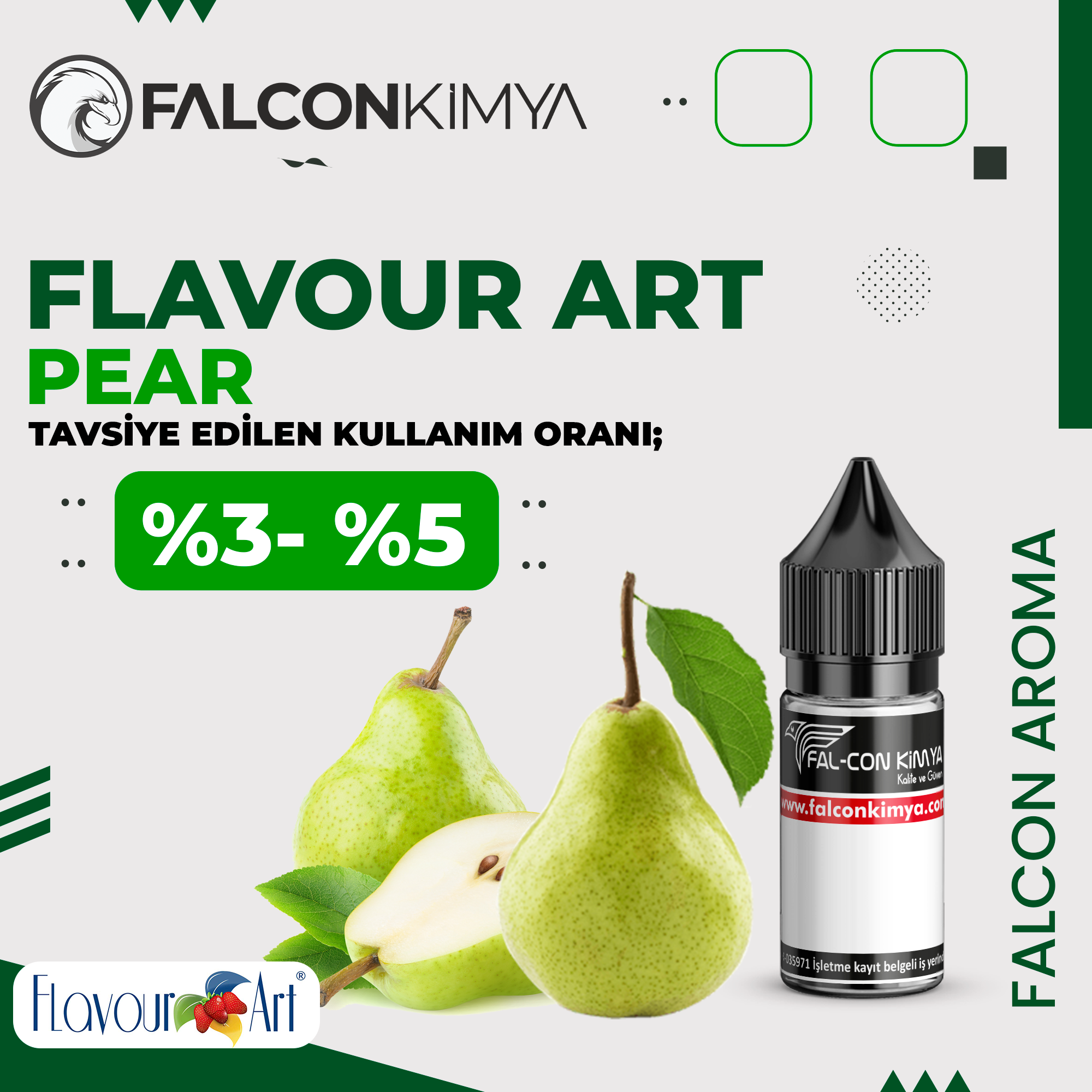 PEAR-FA Flavour Art - Pear Aroma - Görsel 1