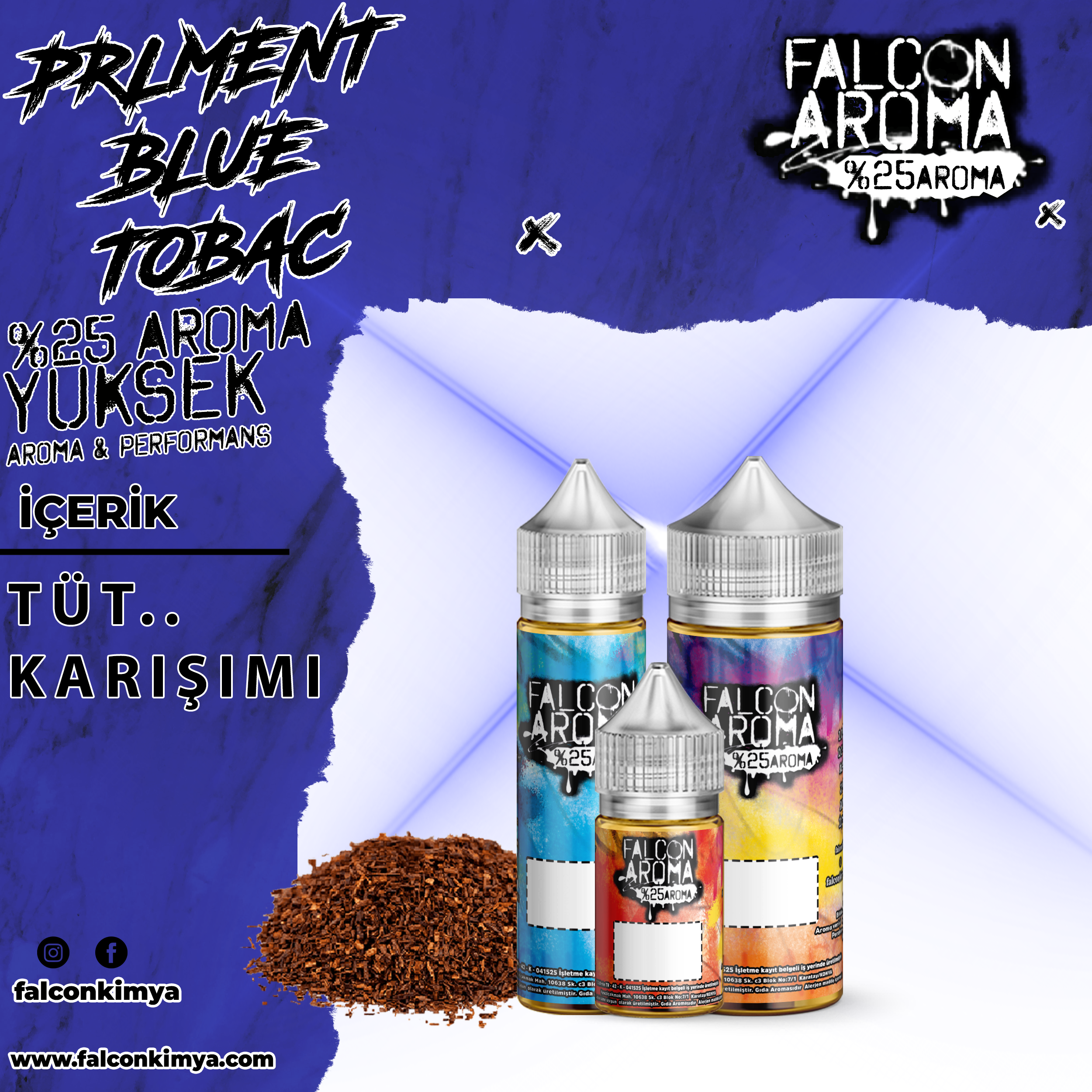 Prlment Blue Tobac.25