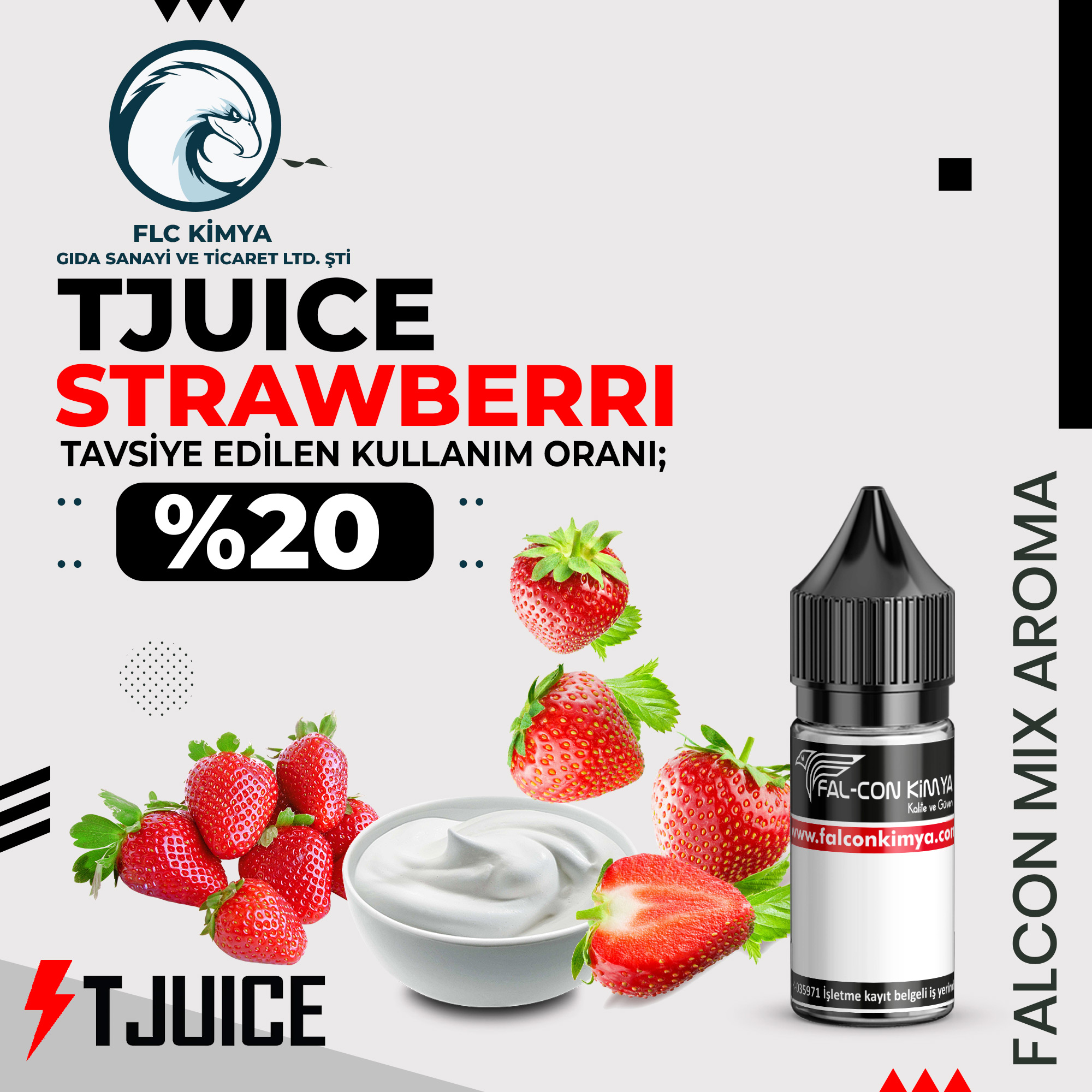 T Juice - Strawberri Aroma - 10 ml