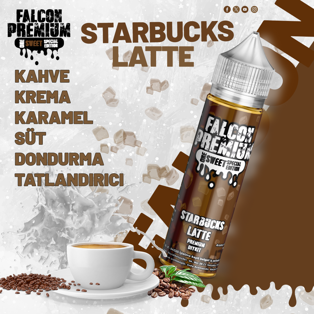 Falcon Special Edition - Starbucks Latte - 60 ML Diykit