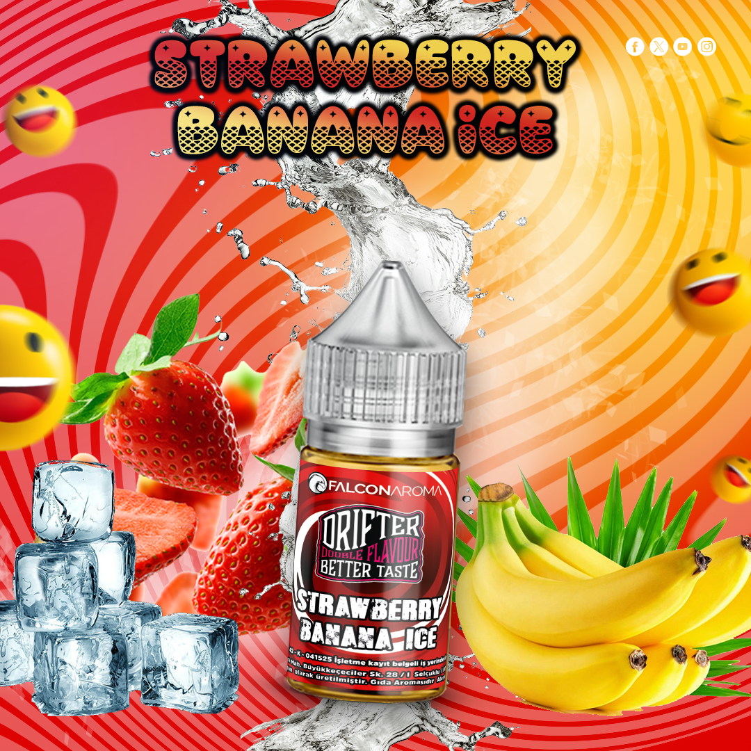 Strawberry Banana Ice - Drifter Bar Aroma