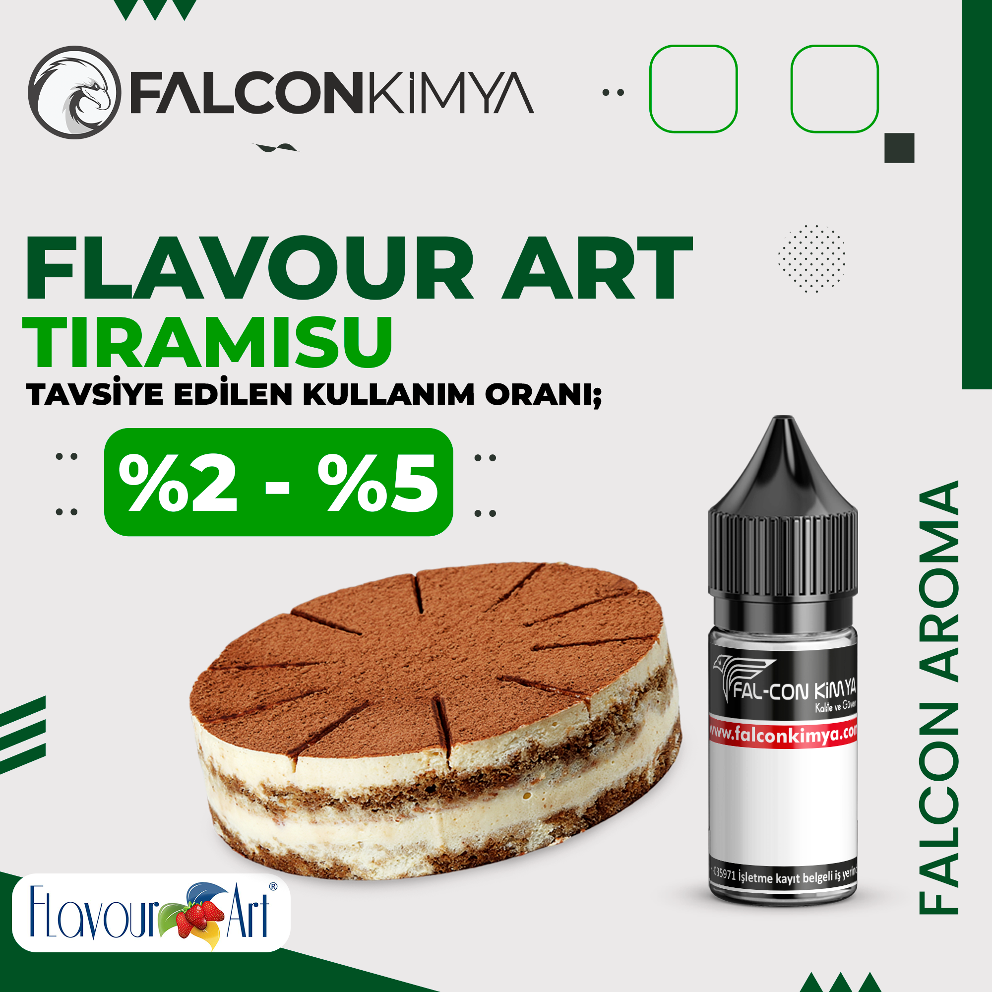 TIRAMISU-FA Flavour Art - Booster Tiramisu Aroma - Görsel 1
