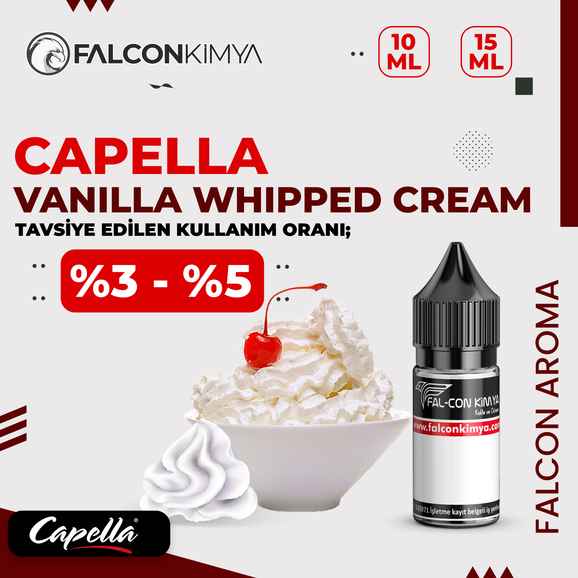 Capella - Vanilla Whipped Cream 10 ml