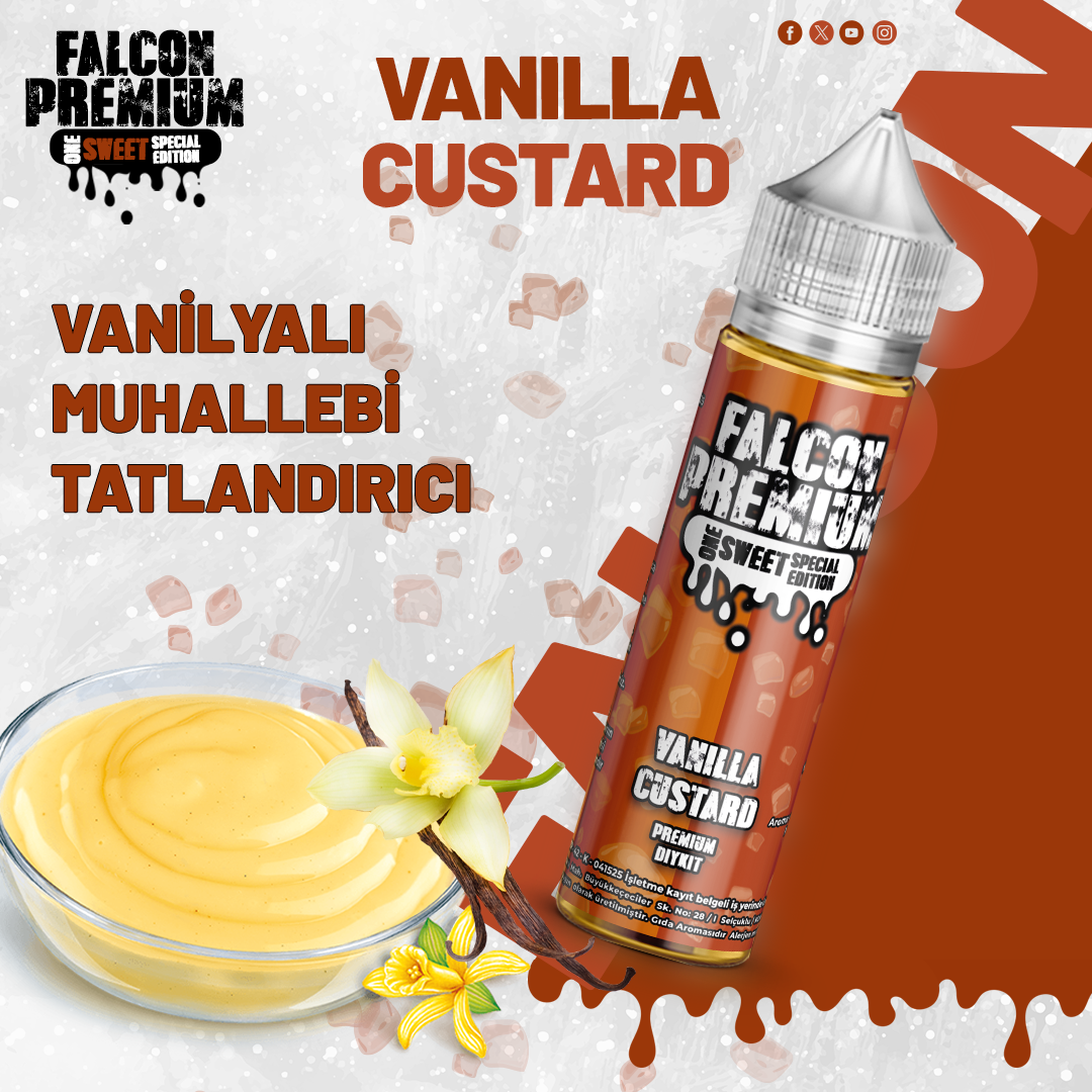 Falcon Special Edition - Vanilla Custard - 60 ML Diykit