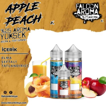Apple Peach % 25 Yüksek Aroma Diykit